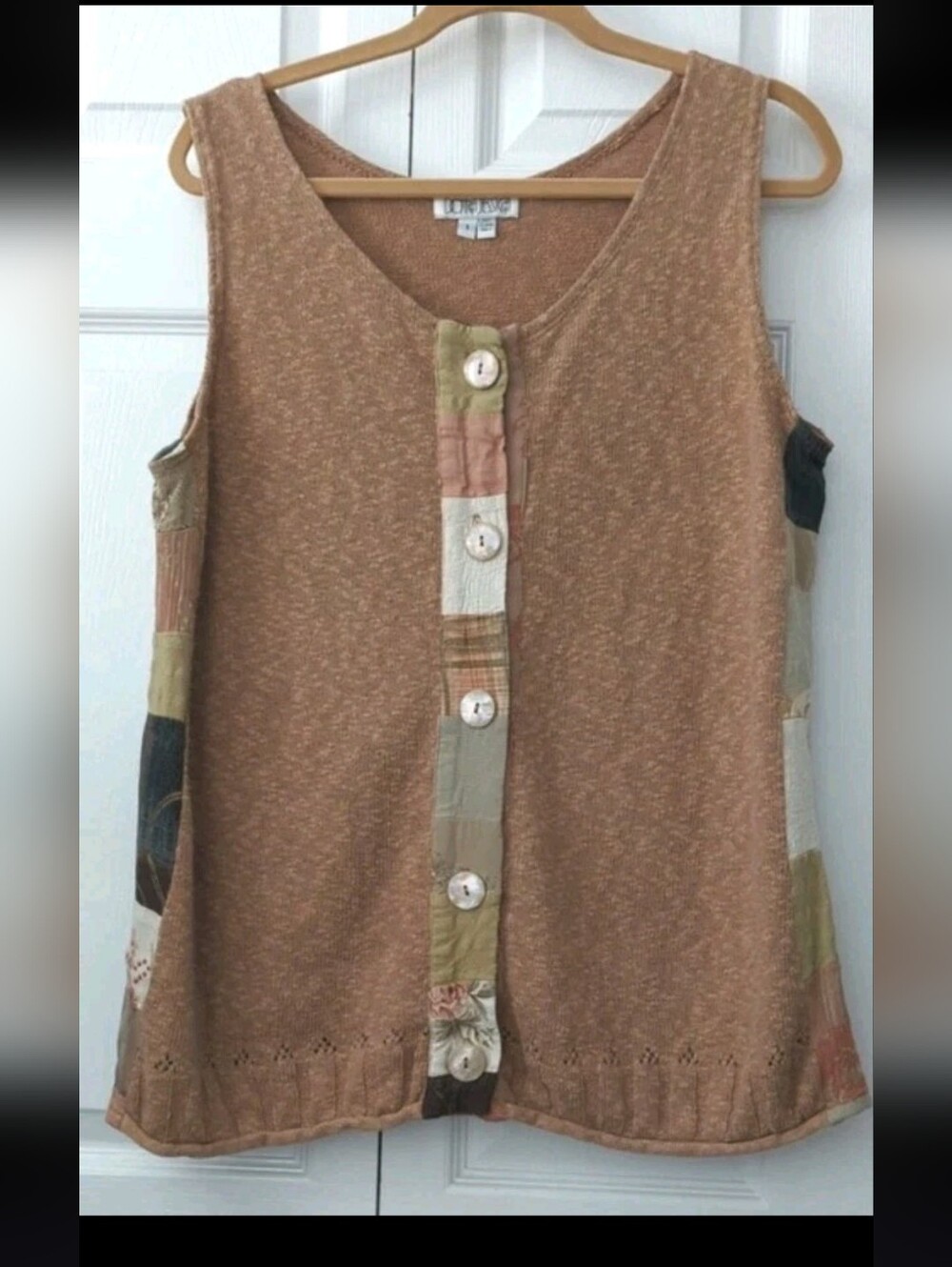 FABULOUS!! ~DONNA JESSICA~ FUNKY LAGENLOOK SLEEVELESS SWEATER